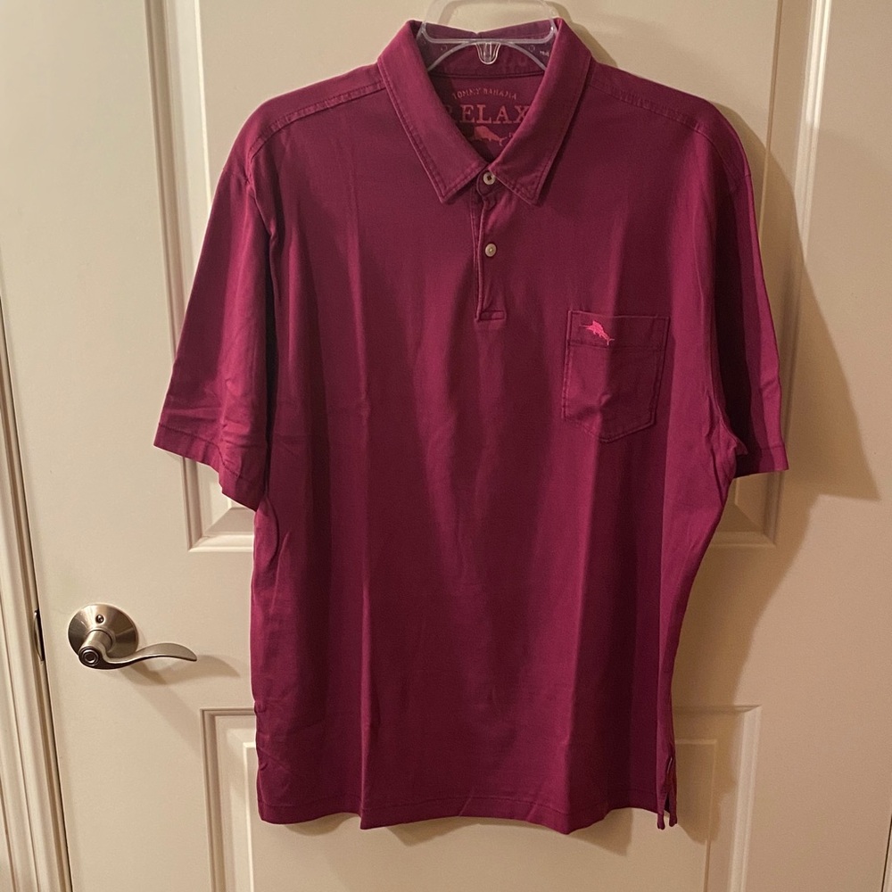 Tommy Bahama Relax Men's Purple Polo Shirt